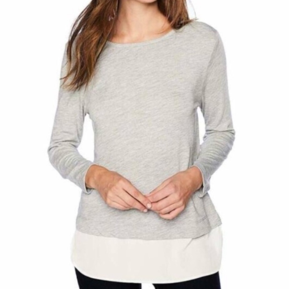 J. Crew Mercantile Long Sleeve Layered Top